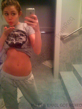 miley cyrus leaked photos. leaked of #39;innocent#39; Miley
